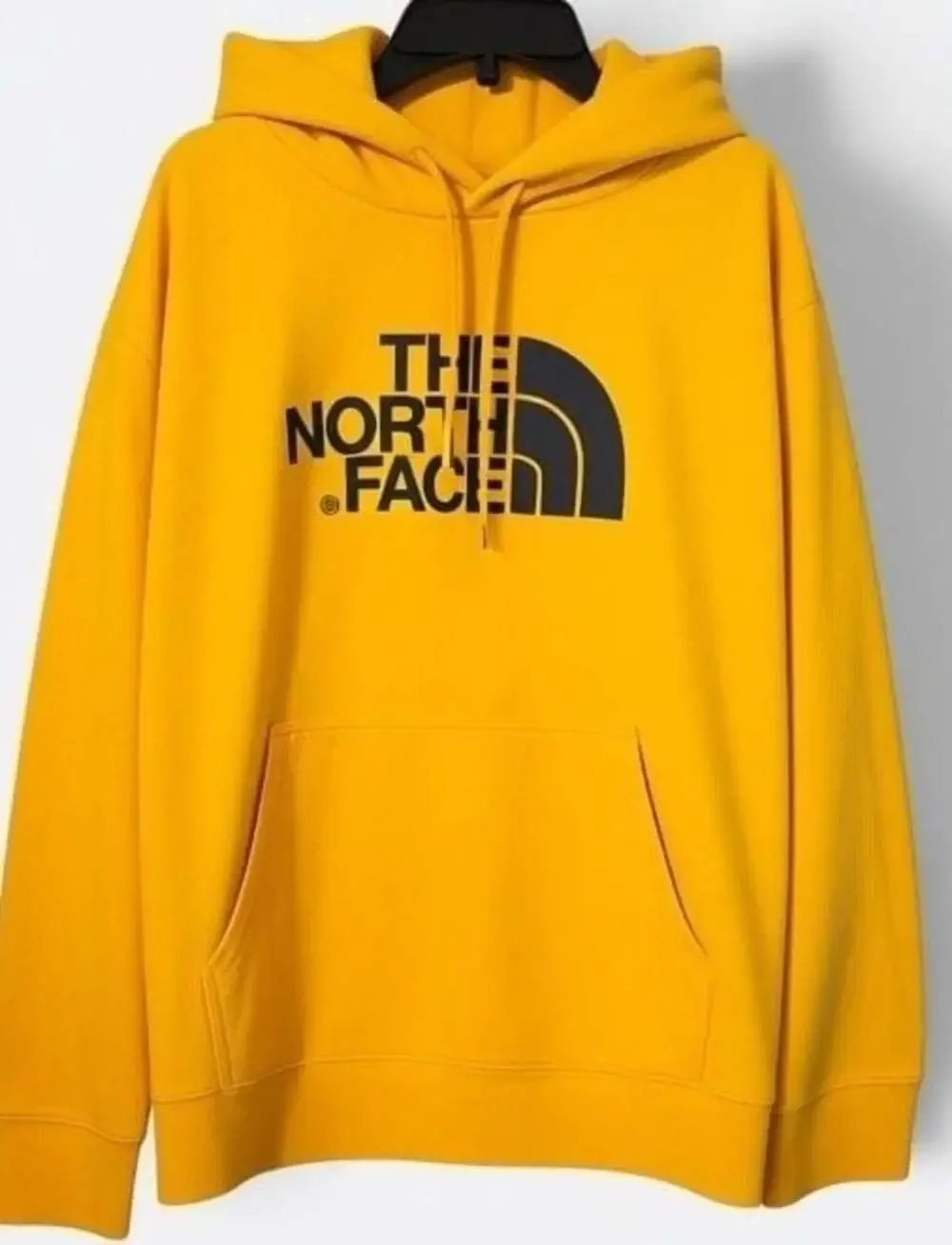 The North Face Men's Yellow Half Dome Logo Pullover Hoodie XL